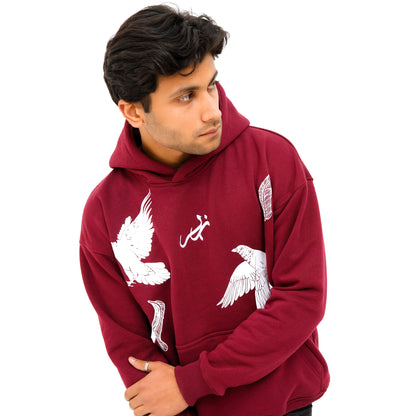 Maroon hoodie